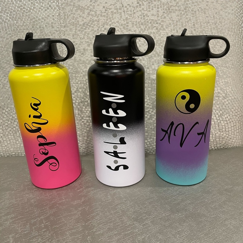 Insulated stainless water bottle 32oz Stra… - Picture 3 of 16